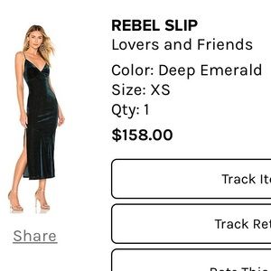 Lovers and Friends slip dress